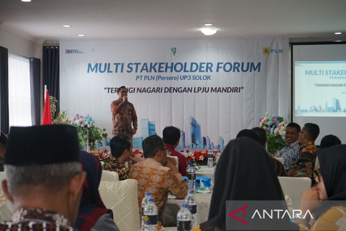 Bangun sinergi untuk terangi negeri, PLN UP3 Solok gelar multi stakeholder forum