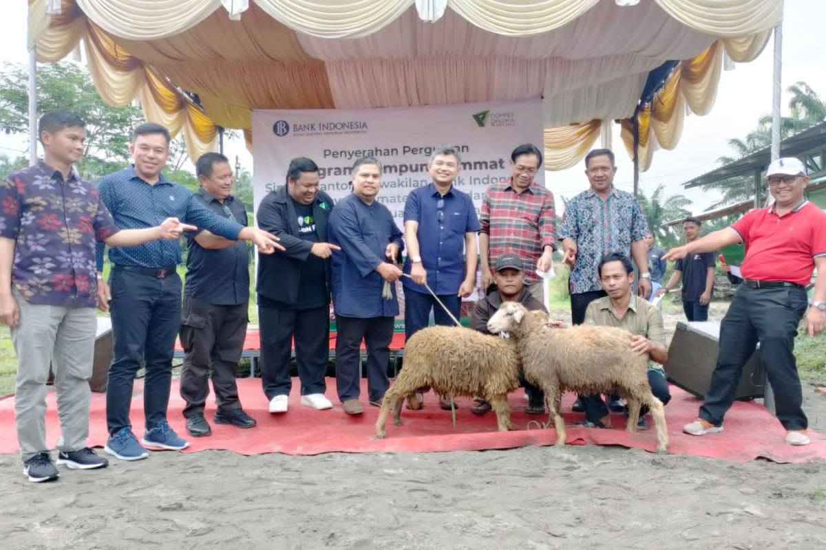 Dompet Dhuafa Waspada bersama BI KPw Sumut gulirkan program kampung umat