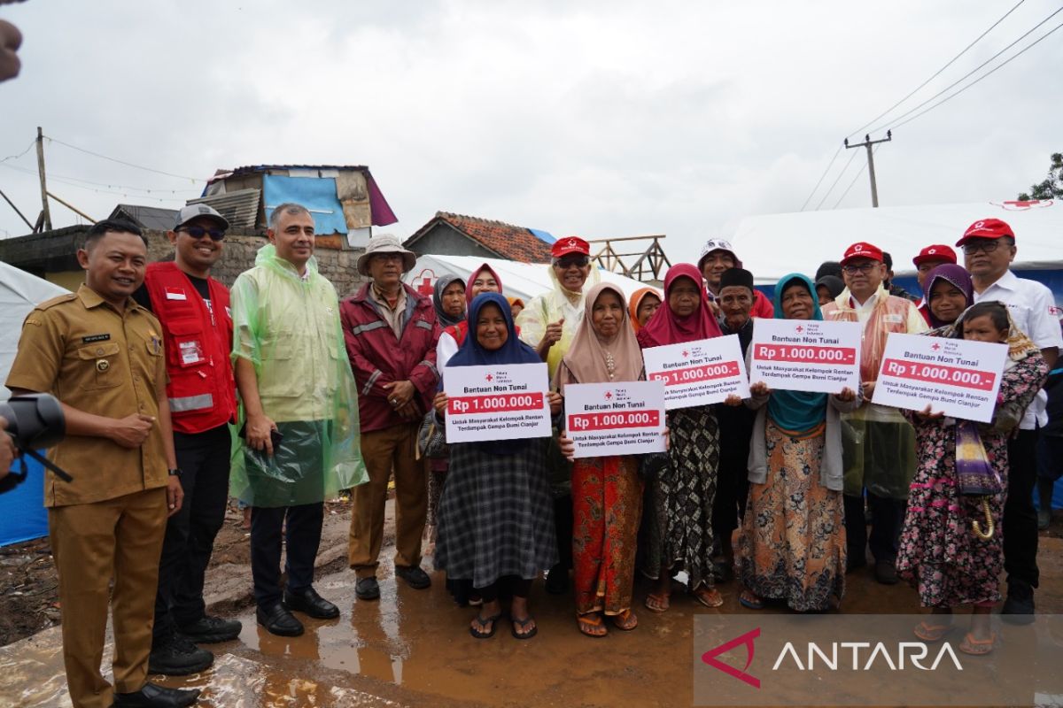 PMI dan IFRC mulai salurkan BNT penyintas gempa