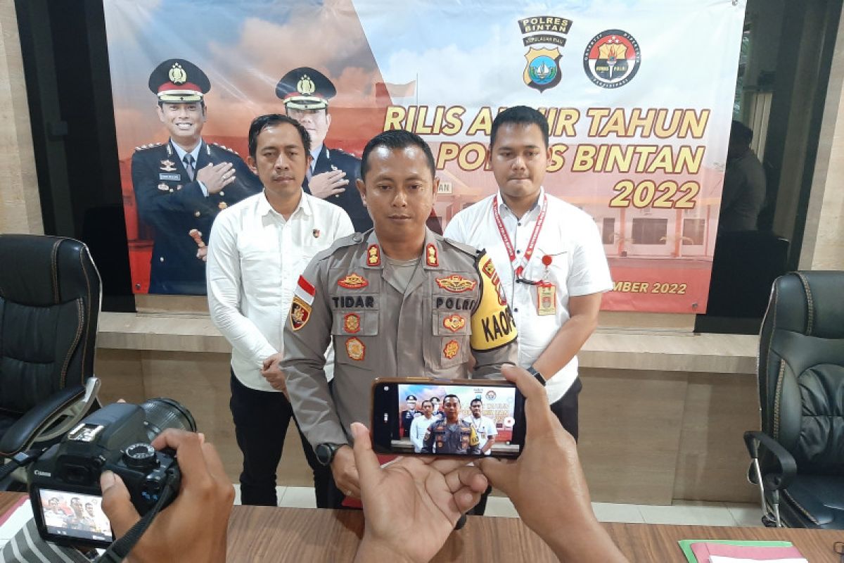 Polres Bintan selesaikan 112 kasus pidana sepanjang 2022