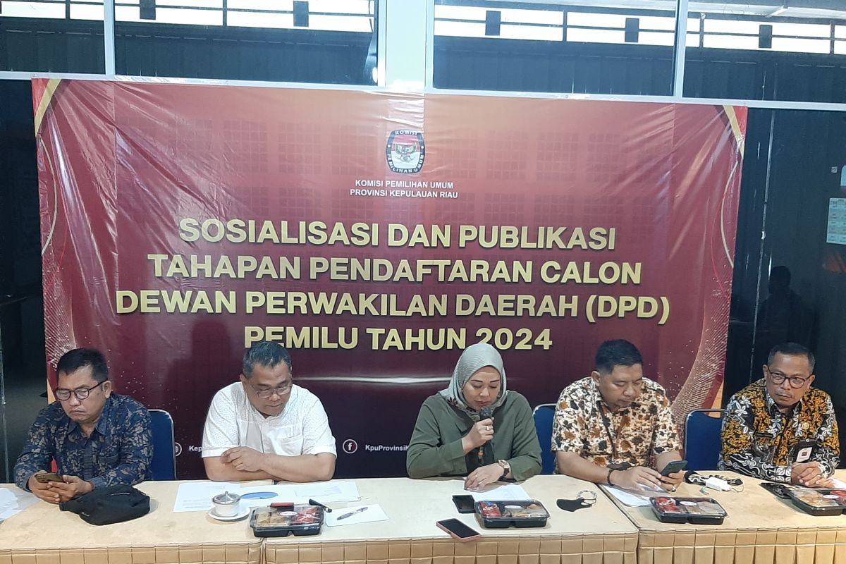 KPU Kepri: 17 bakal calon DPD RI penuhi syarat dukungan