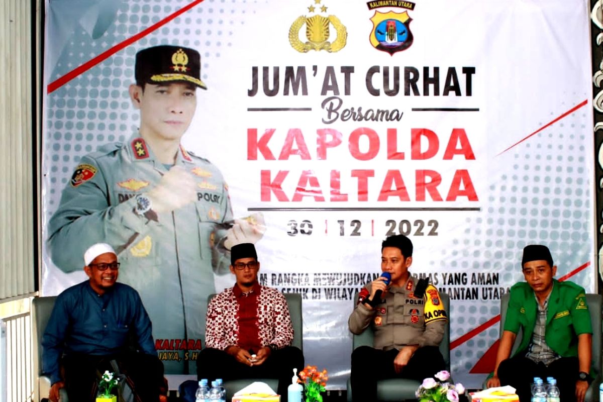 Gelar "Jumat Curhat", kiat Polda Kaltara dengar aduan warga