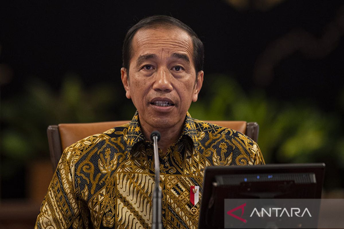 Presiden Jokowi tatap 2023 dengan tekad bawa Indonesia melangkah maju