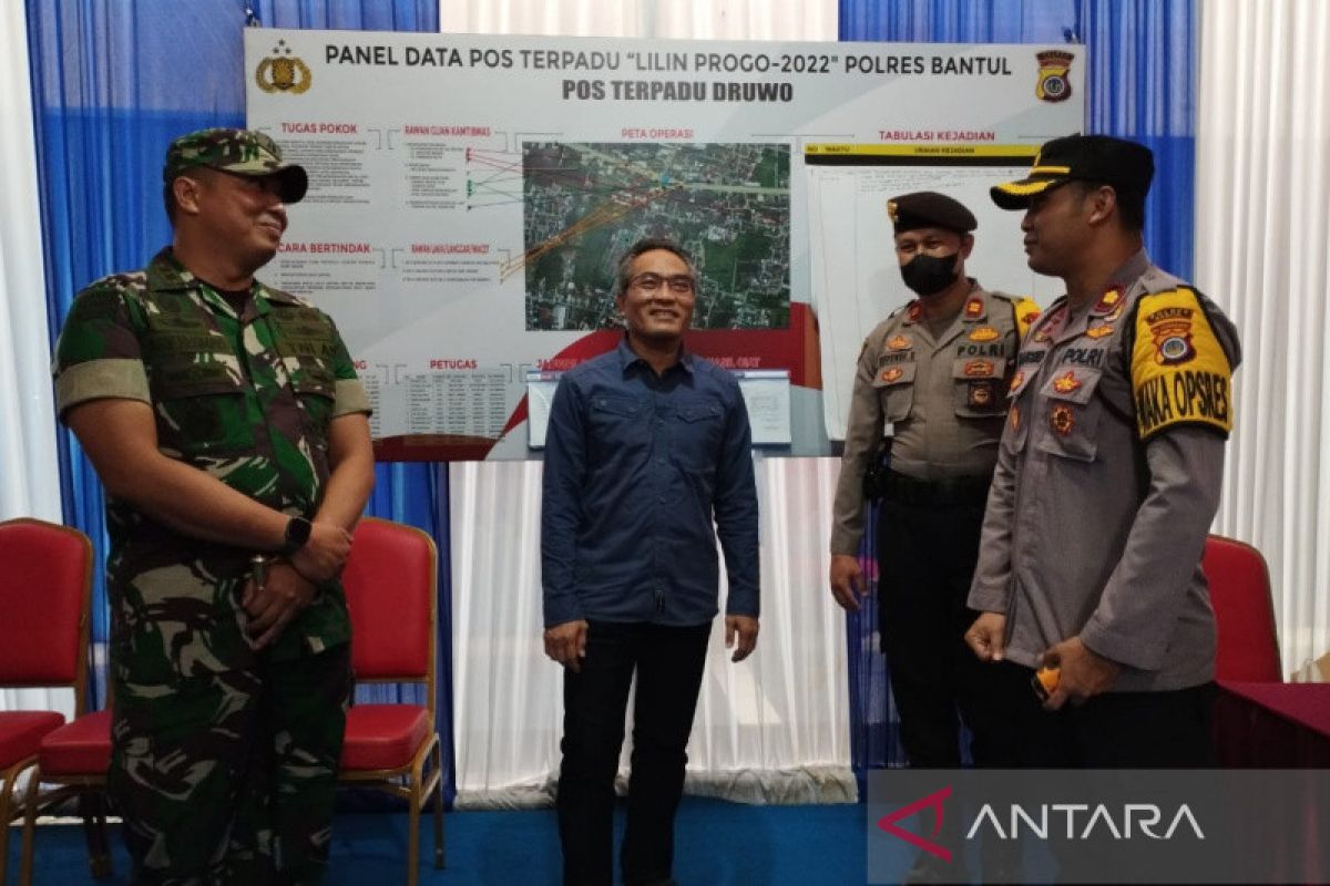 Forkopimda Bantul memantau pospam pastikan pengamanan Tahun Baru 2023