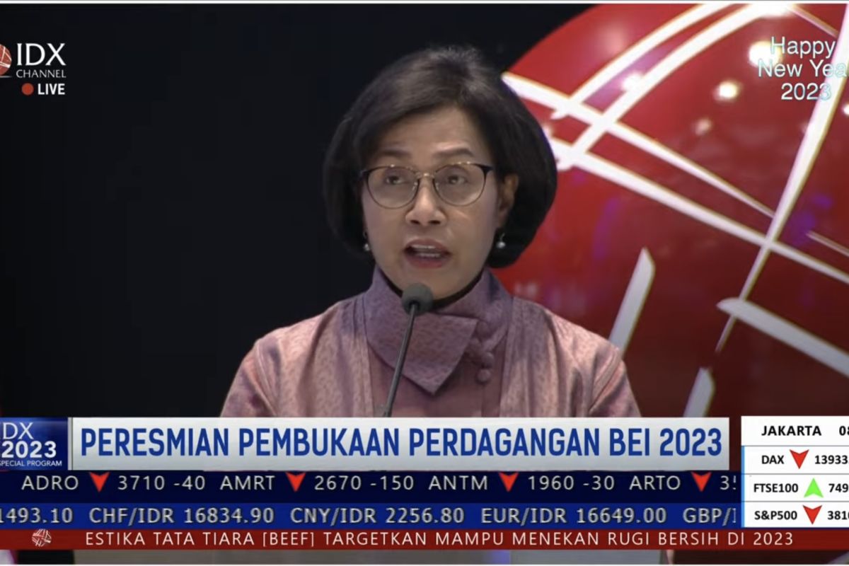 Sri Mulyani: Kinerja pasar modal  bekal bagus masuki 2023