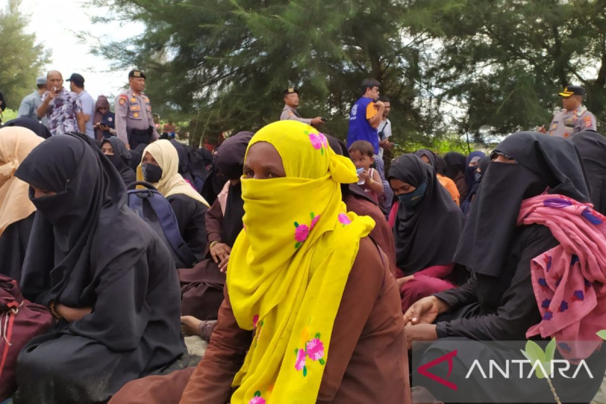 Sebanyak 184 pengungsi Rohingya kembali terdampar di Aceh Besar