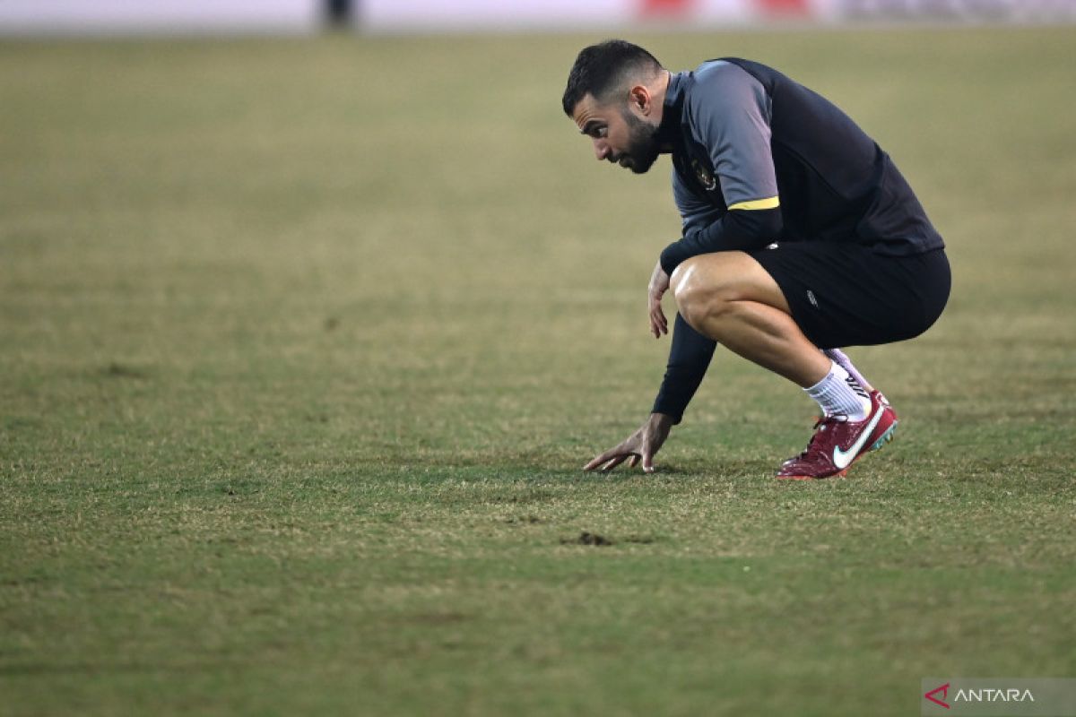 Piala AFF 2022 - Jordi Amat tak permasalahkan kondisi lapangan Stadion Nasional My Dinh Vietnam