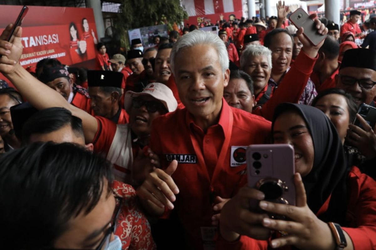 Dari Rakernas PDIP, Ganjar Pranowo siap laksanakan instruksi Ketum PDIP bantu rakyat