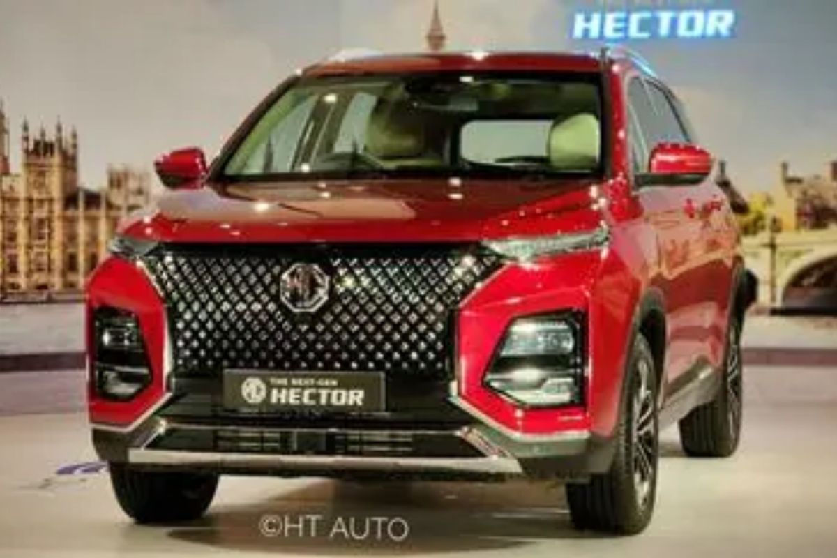 MG Hector 2023 meluncur dengan gril besar dan ADAS