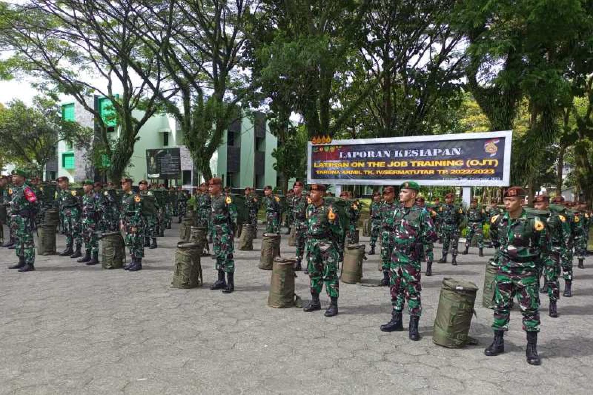 360 Taruna Akmil latihan praktik jabatan di sejumlah  satuan