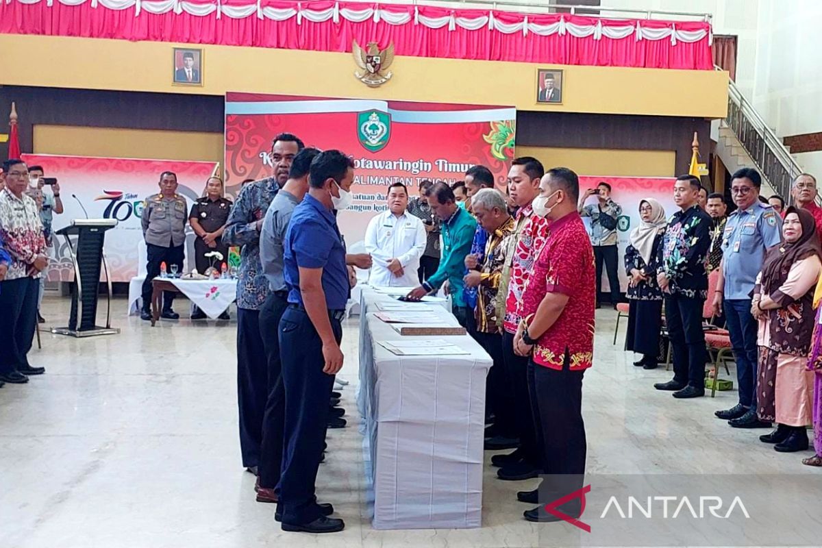 Pembangunan fisik Kotim dimulai dengan 11 paket senilai Rp21,4 miliar