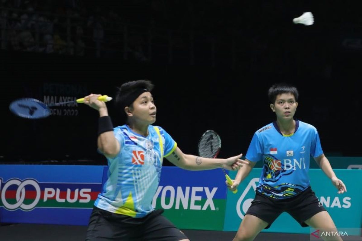 Pasangan ganda putri Indonesia Apriyani/Fadia ke semifinal Malaysia Open 2023