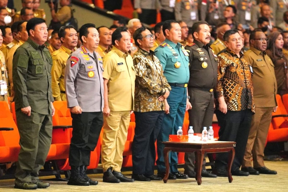 Rakornas Forkopimda, Kapolri: Beri pendampingan penggunaan anggaran daerah hingga kawal inflasi