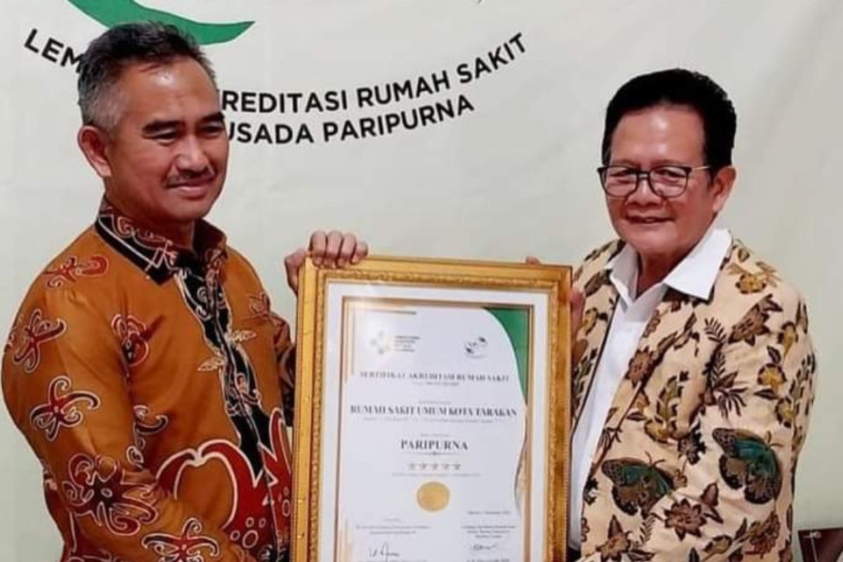 RSU Kota Tarakan memperoleh akreditasi predikat paripurna