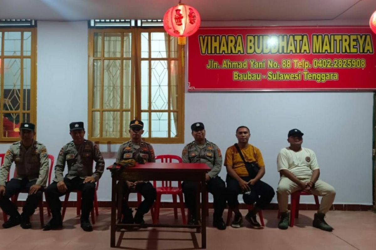 Polres Baubau menurunkan puluhan personel amankan perayaan Imlek 2023