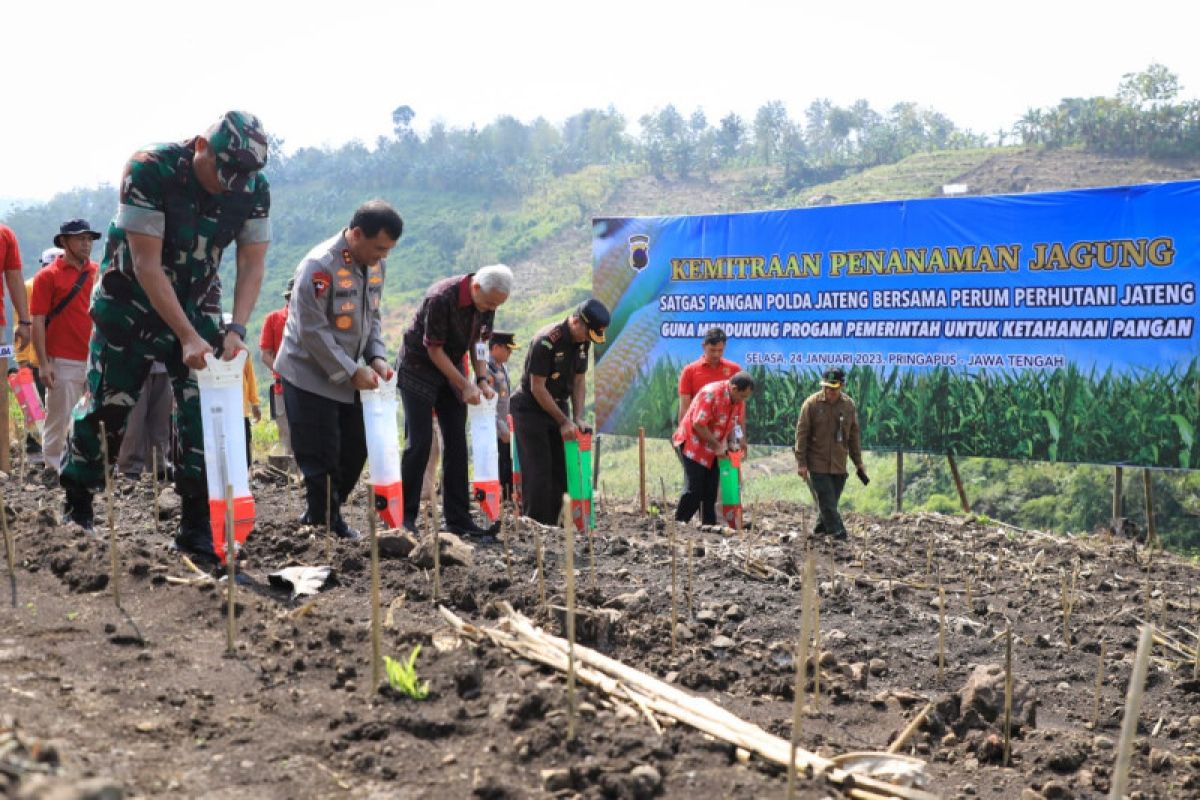 Ganjar: Pemanfaatan hutan untuk pertanian harus perhatikan penahan  air