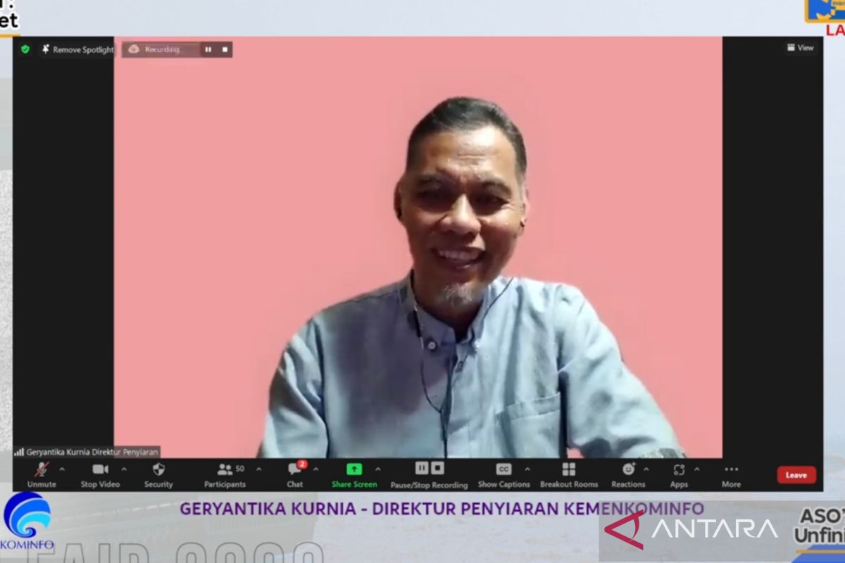 Kemenkominfo mencatat 564 siaran TV digital di Indonesia