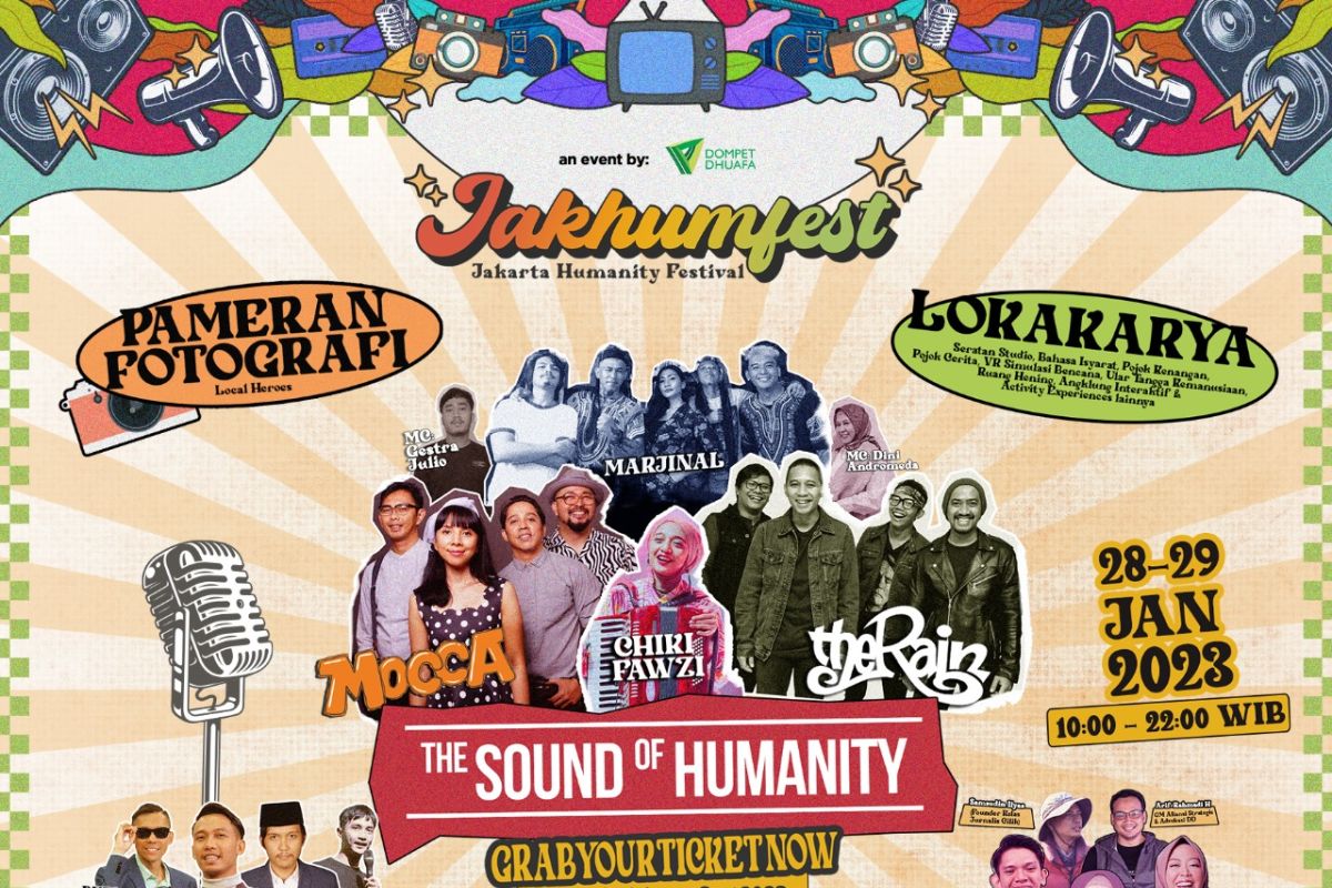 JAKHUMFEST hadirkan musisi nasional, hiburan, dan aksi sosial