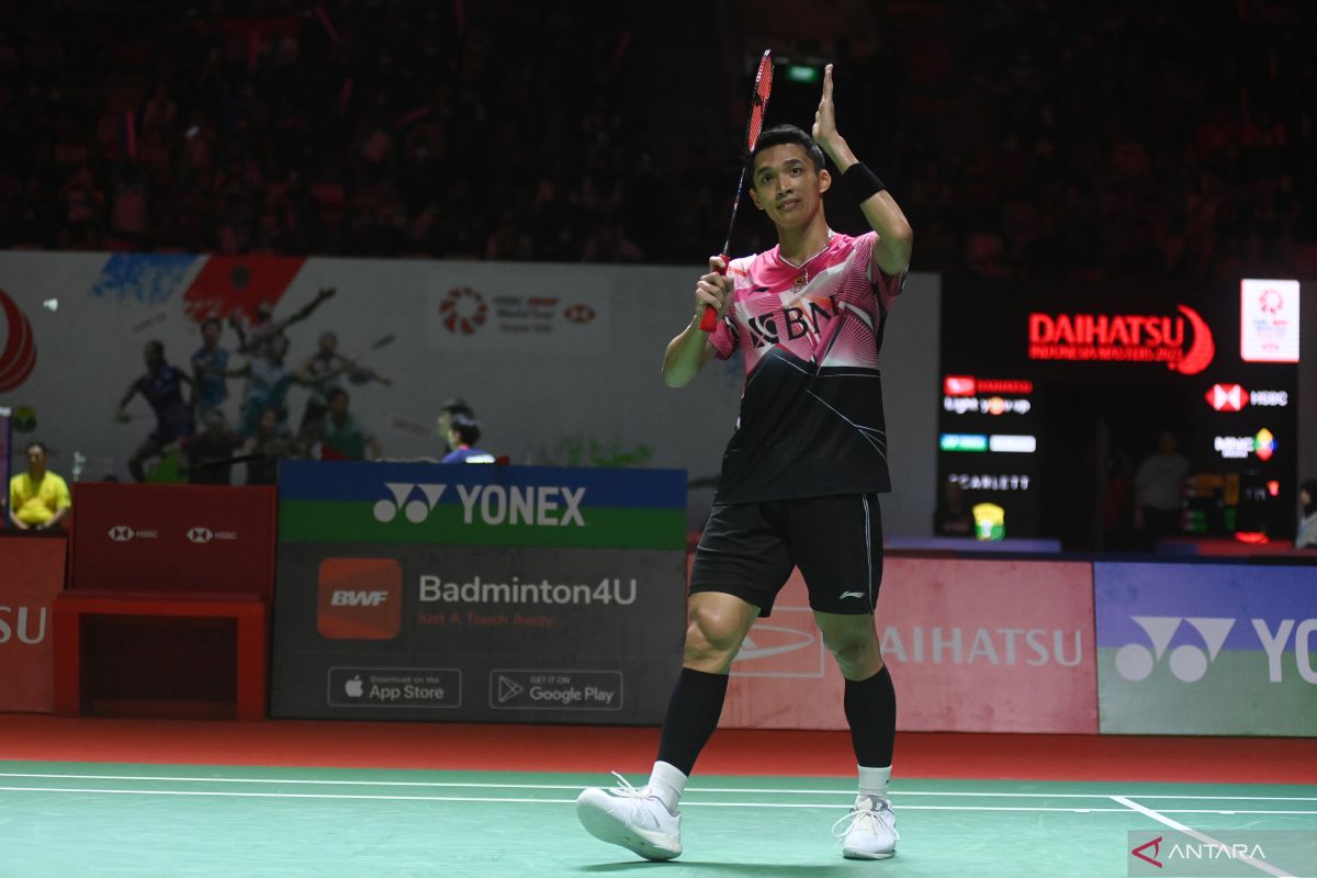 Jonatan Christie menuju final Indonesia Masters usai taklukkan Shi Yu Qi