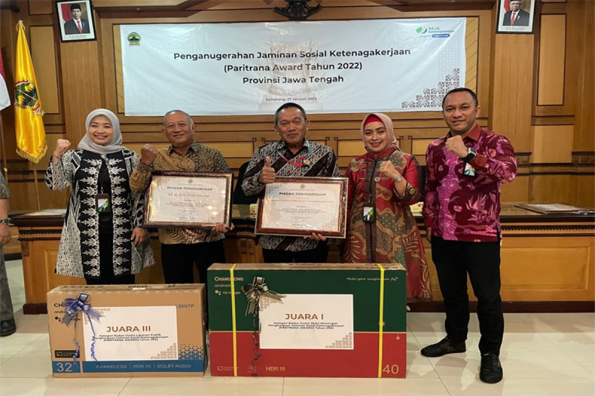 BPJAMSOSTEK: Kopama Cilacap juara 1 Paritrana Award 2022