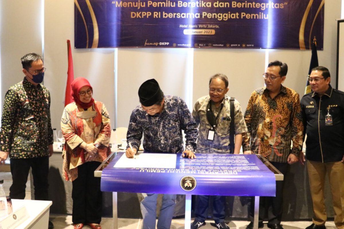 DKPP mendeklarasikan pemilu beretika dan berintegritas