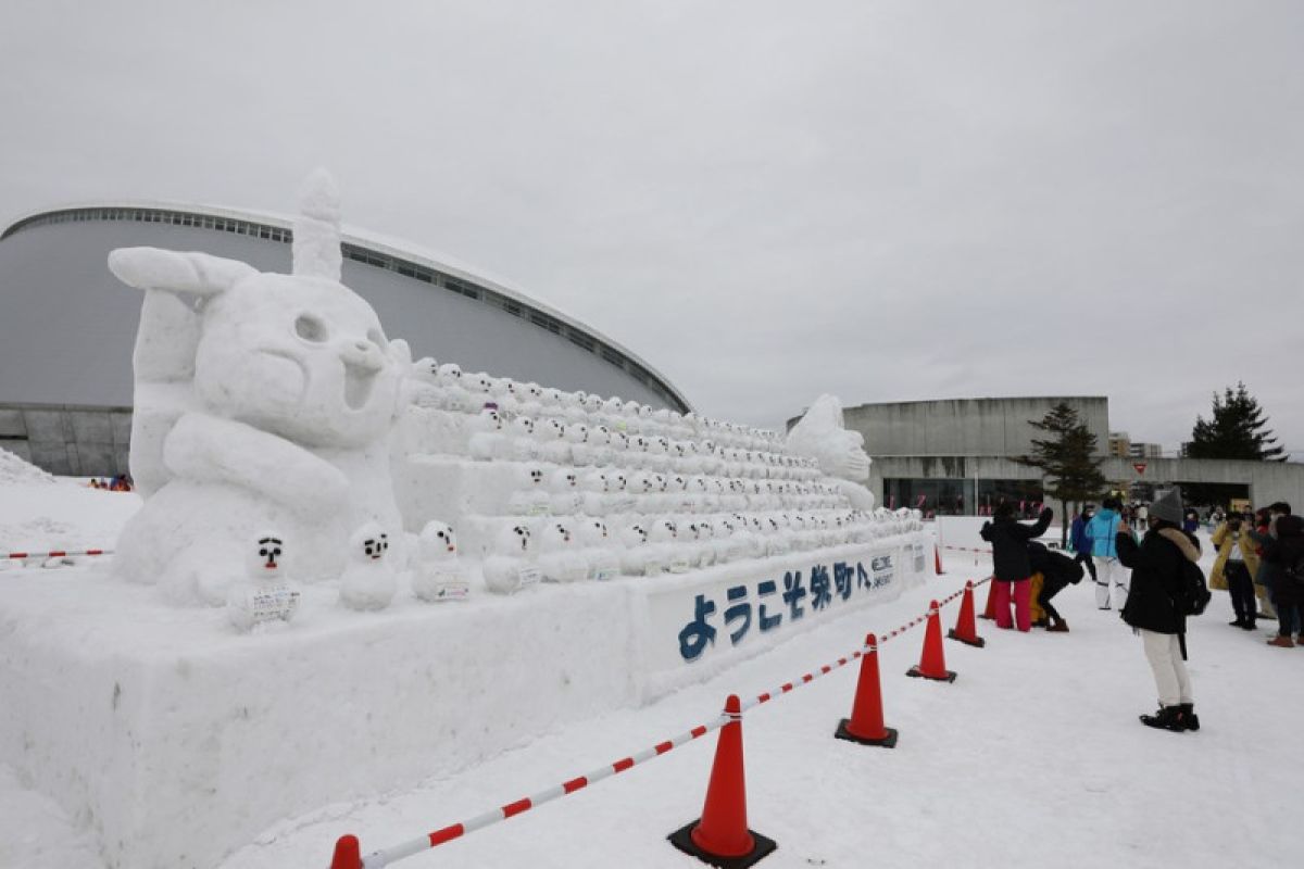 Festival salju Sapporo hadirkan 200 patung es hingga 11 Februari