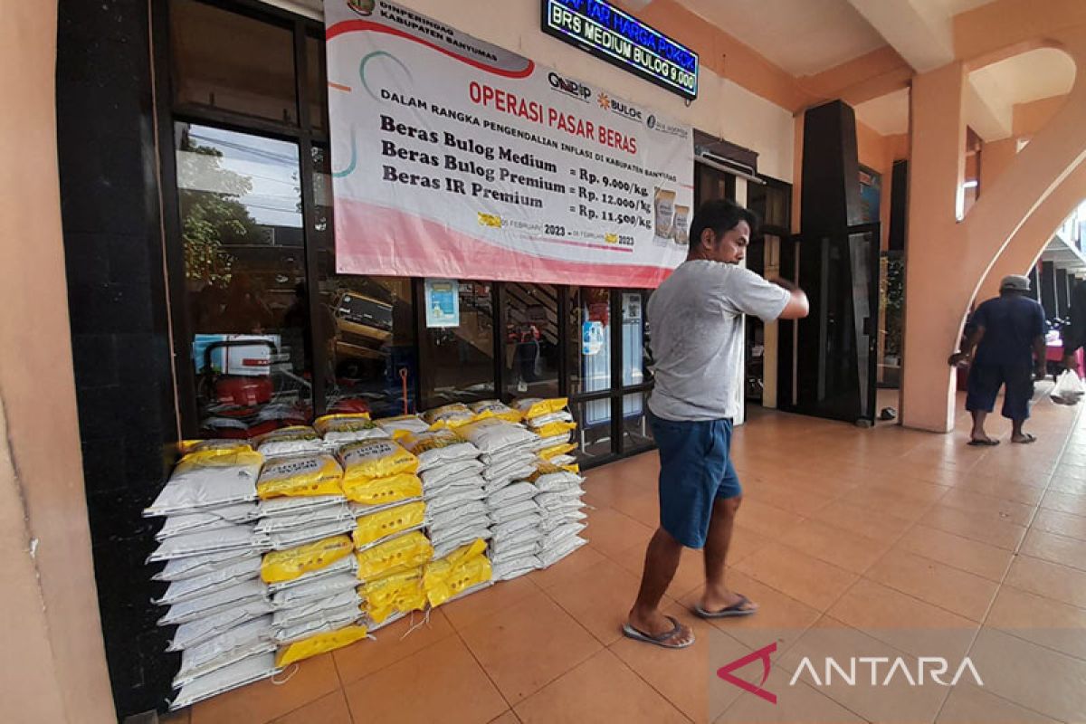 OP di Banyumas, Bulog gelontorkan 327 ton beras