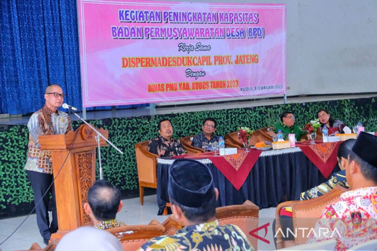 BPD dan pemdes di Kudus diminta bersinergi dalam pembangunan  desa