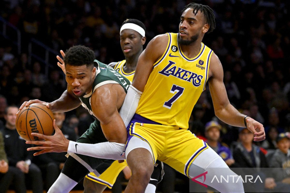 Tanpa LeBron James, Lakers kalah dari Bucks 106-115