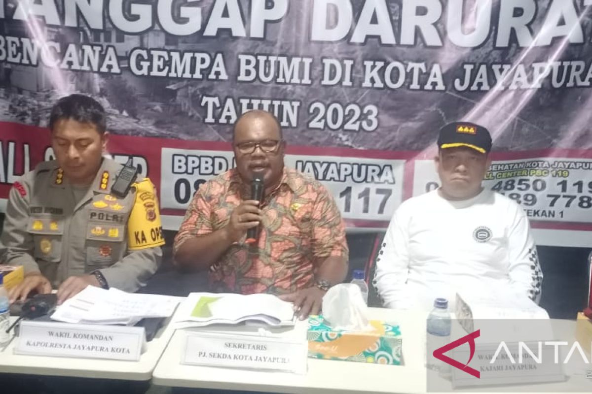 Pemkot Jayapura sebut 2.500 orang mengungsi pascagempa 5,4 magnitudo