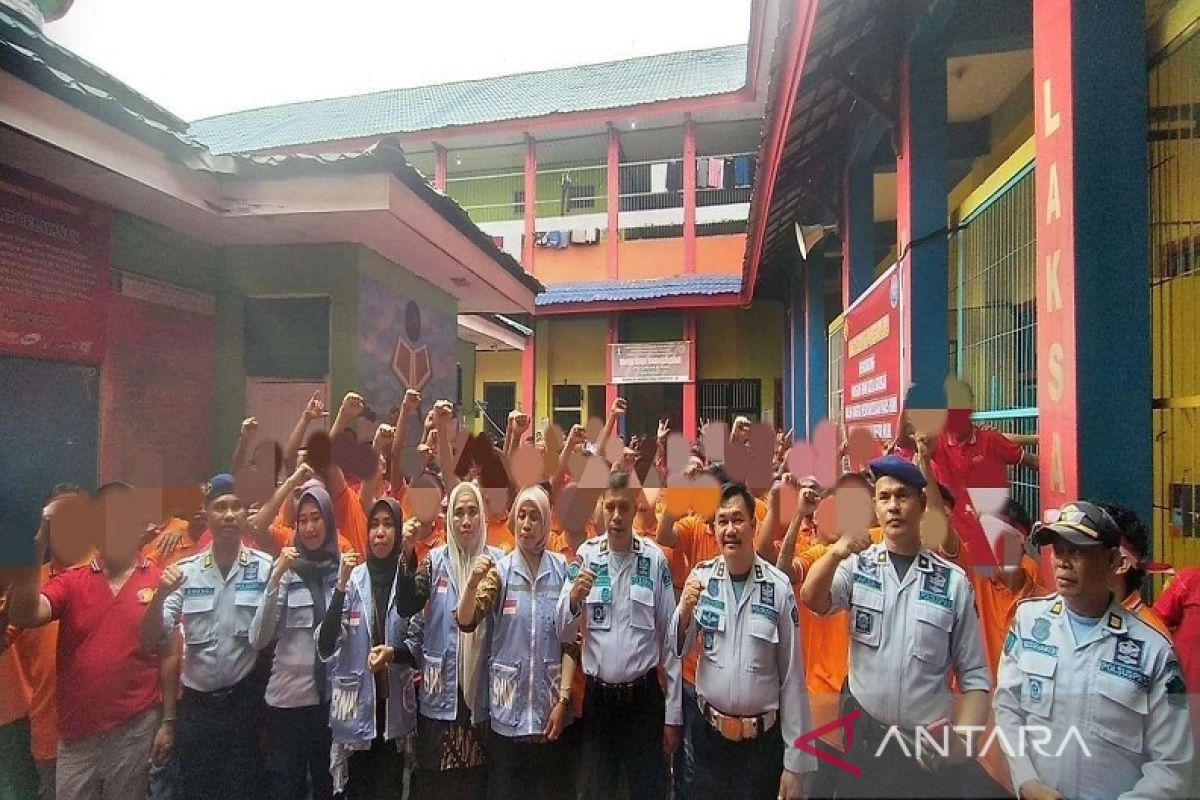 400 Napi Lapas Baubau gelorakan Mars BNN