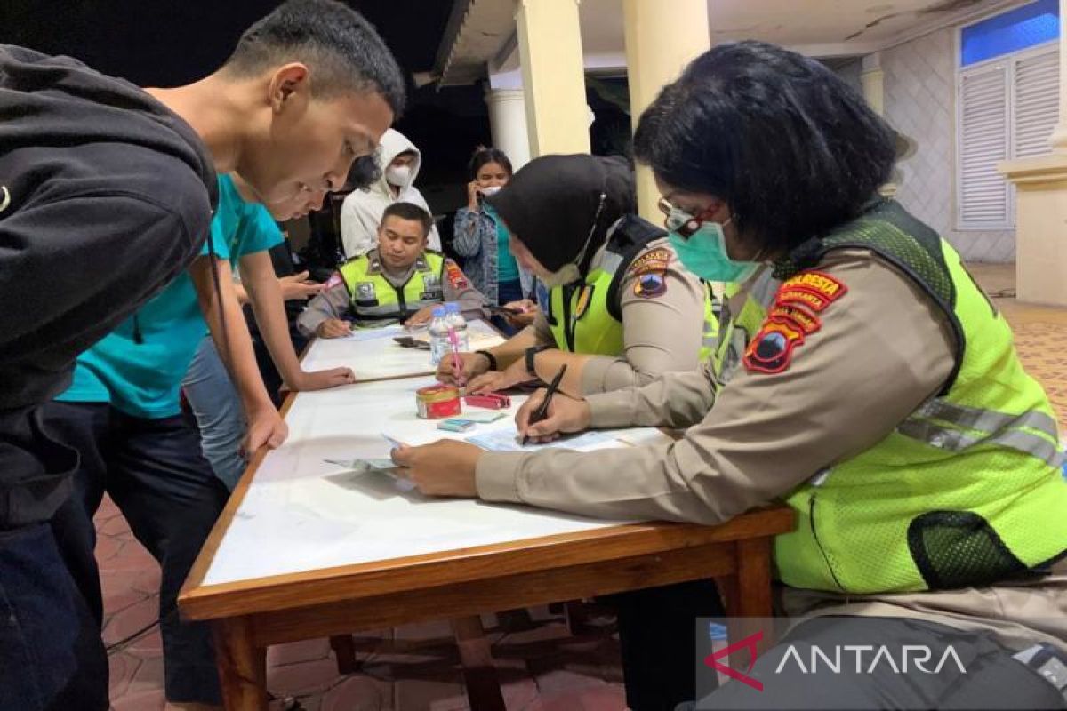 Polisi amankan ratusan kendaraan nekad gunakan knalpot brong di Solo