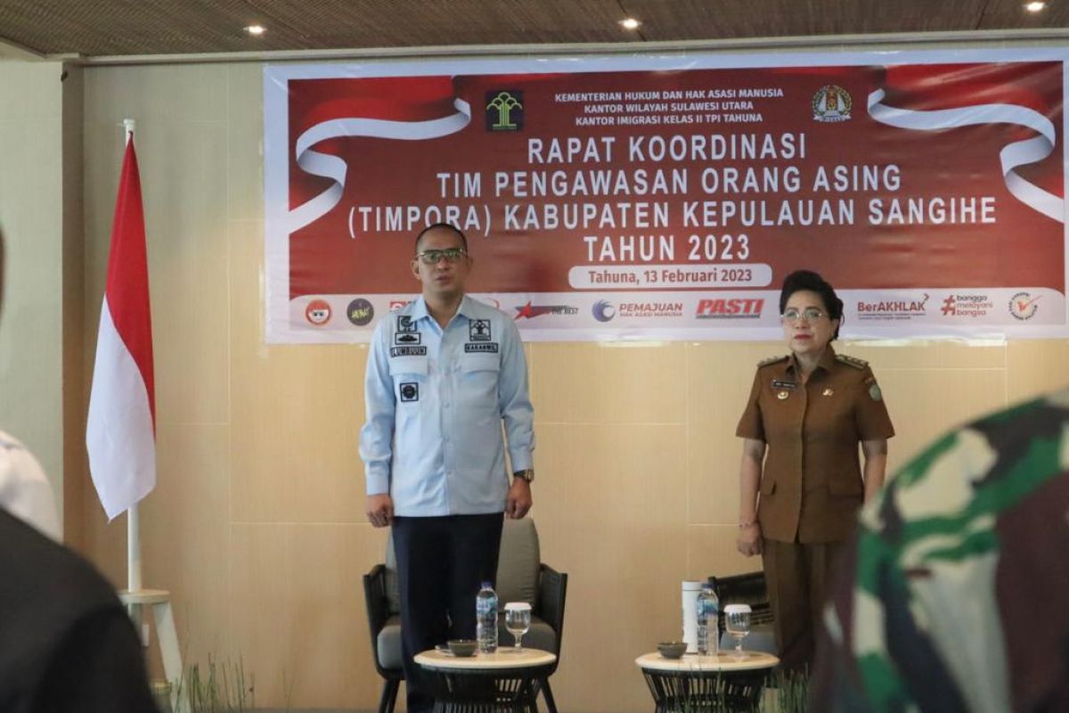 Kanim Tahuna gelar rakor Timpora perkuat sinergi antar instansi