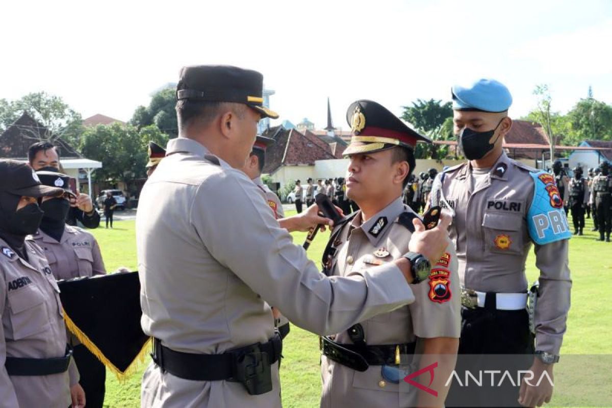 Kapolresta pimpin sertijab empat pejabat utama Polresta  Surakarta