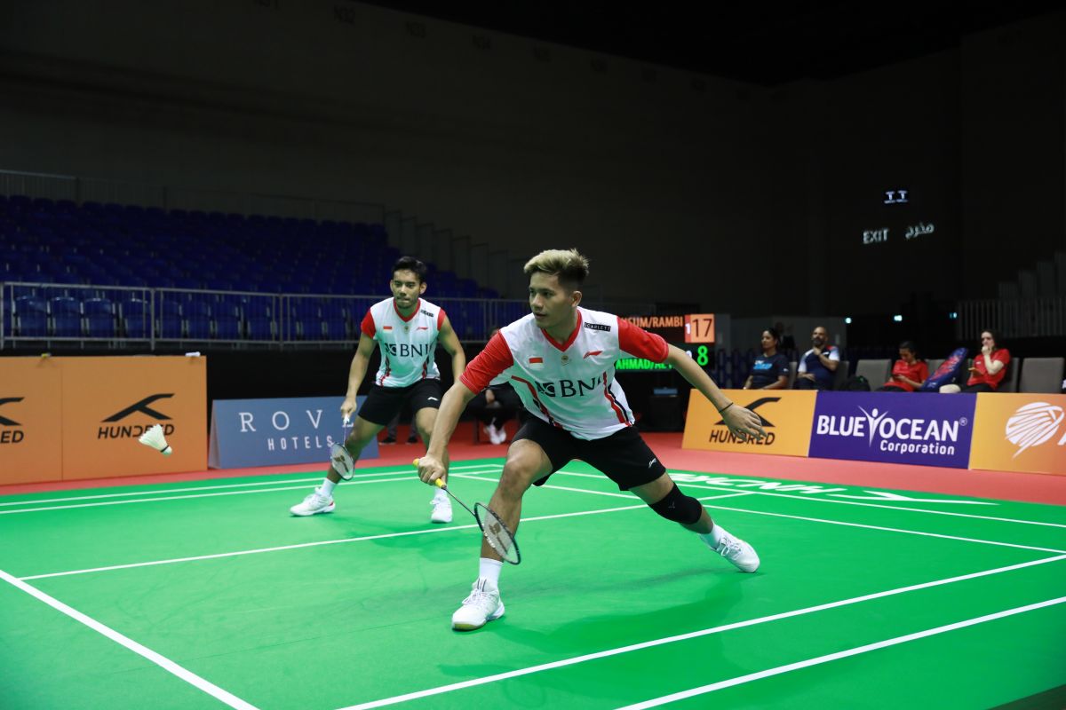 Pramudya/Yeremia pastikan Indonesia menang  5-0 atas Suriah