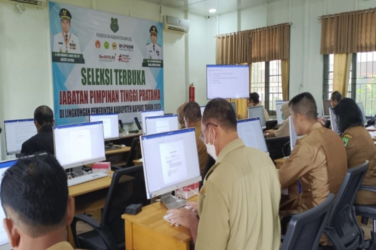 BKPSDM Kapuas: 21 peserta ikuti seleksi jabatan pimpinan tinggi pratama