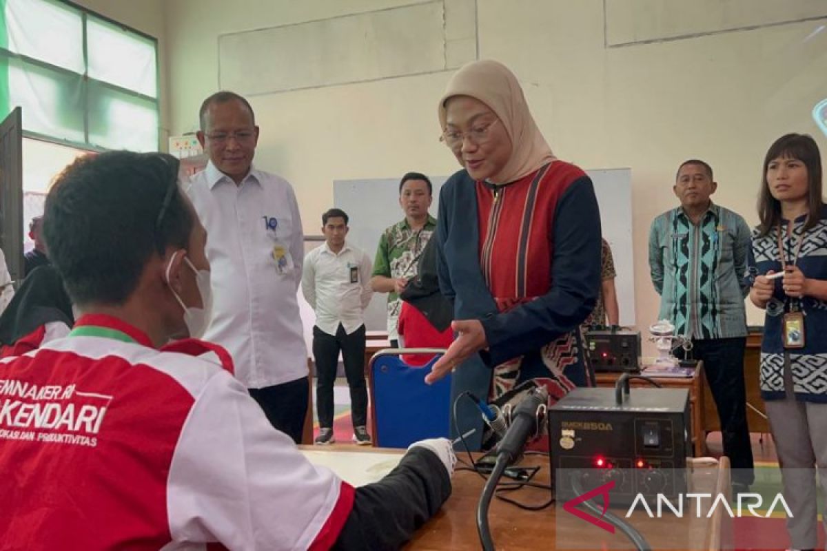 Menaker Ida Fauziyah berharap BPVP Kendari tekan pengangguran di Sultra