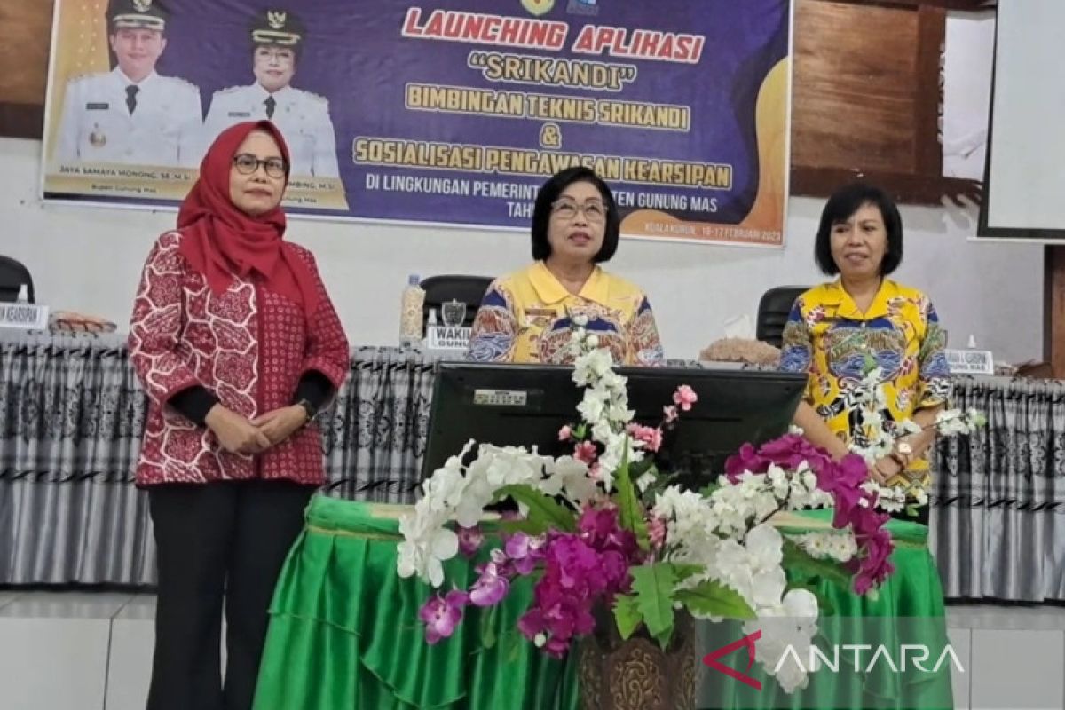 Pemkab Gumas terapkan aplikasi Srikandi demi tingkatkan kualitas kearsipan