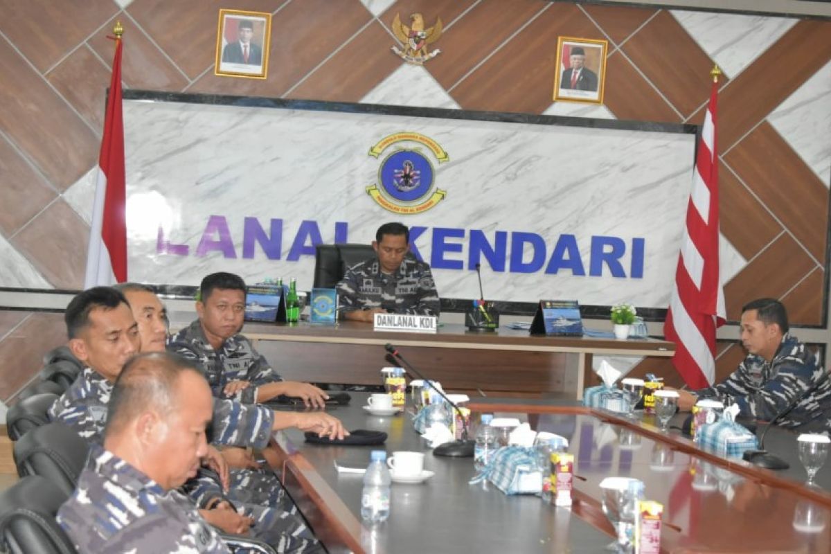 Danlanal Kendari hadiri rapat pimpinan Koarmada RI