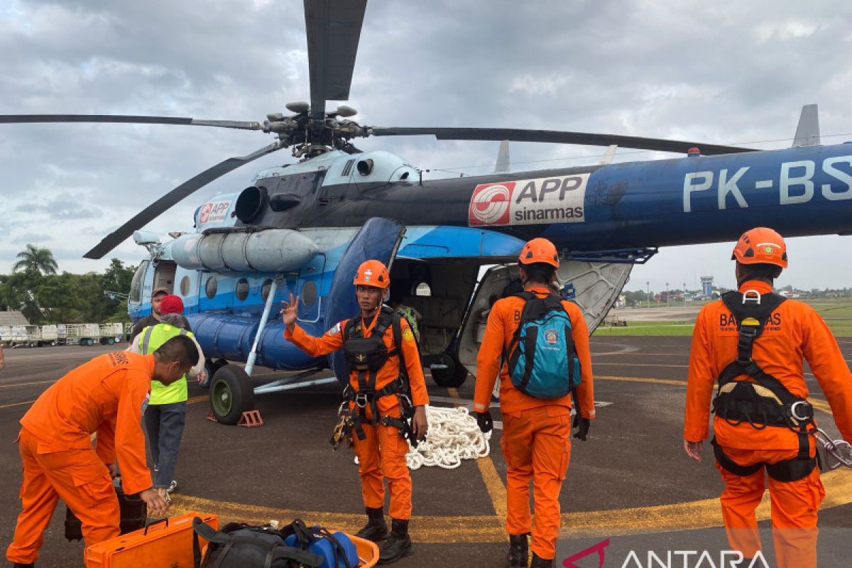 Dua helikopter diturunkan bantu evakuasi Kapolda Jambi