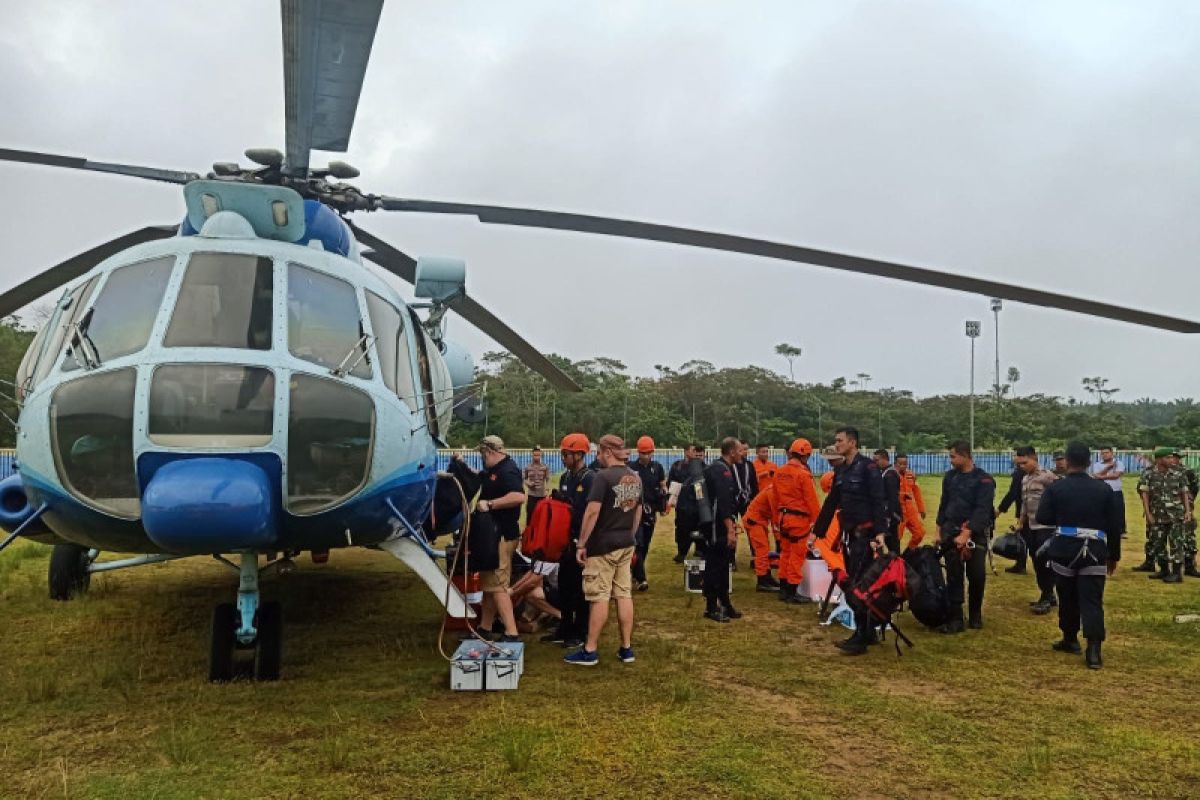 Tim temukan titik koordinat kecelakaan helikopter Kapolda Jambi di Kerinci