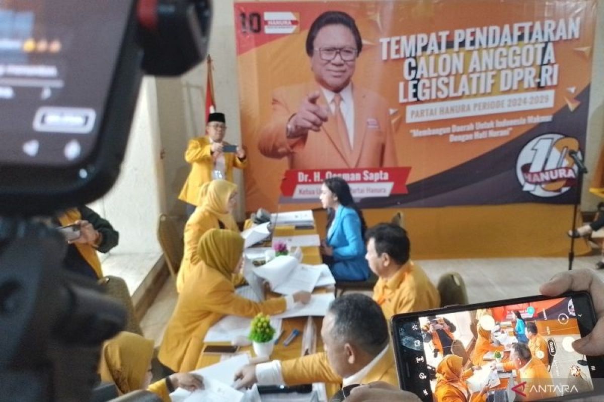 Partai Hanura secara resmi buka pendaftaran calon anggota legislatif DPR RI