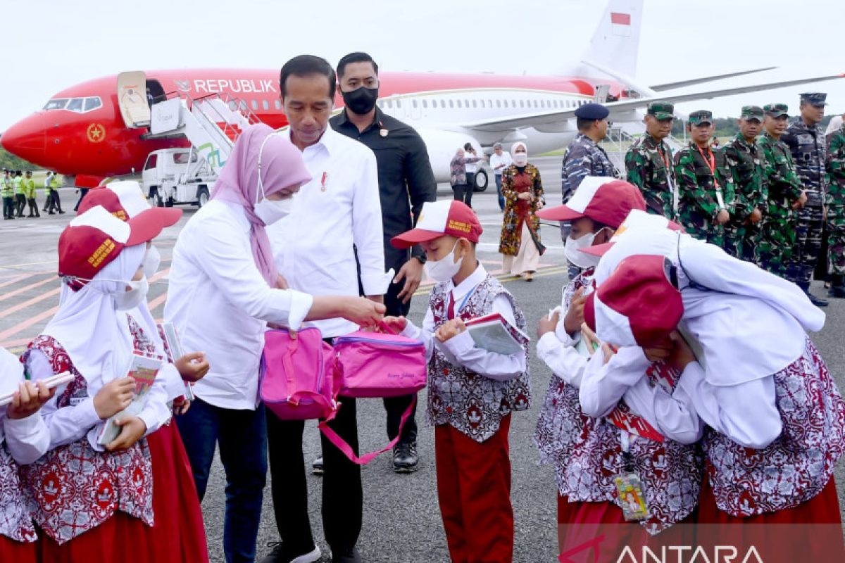 Harunya siswa SD di Balikpapan dihampiri Presiden