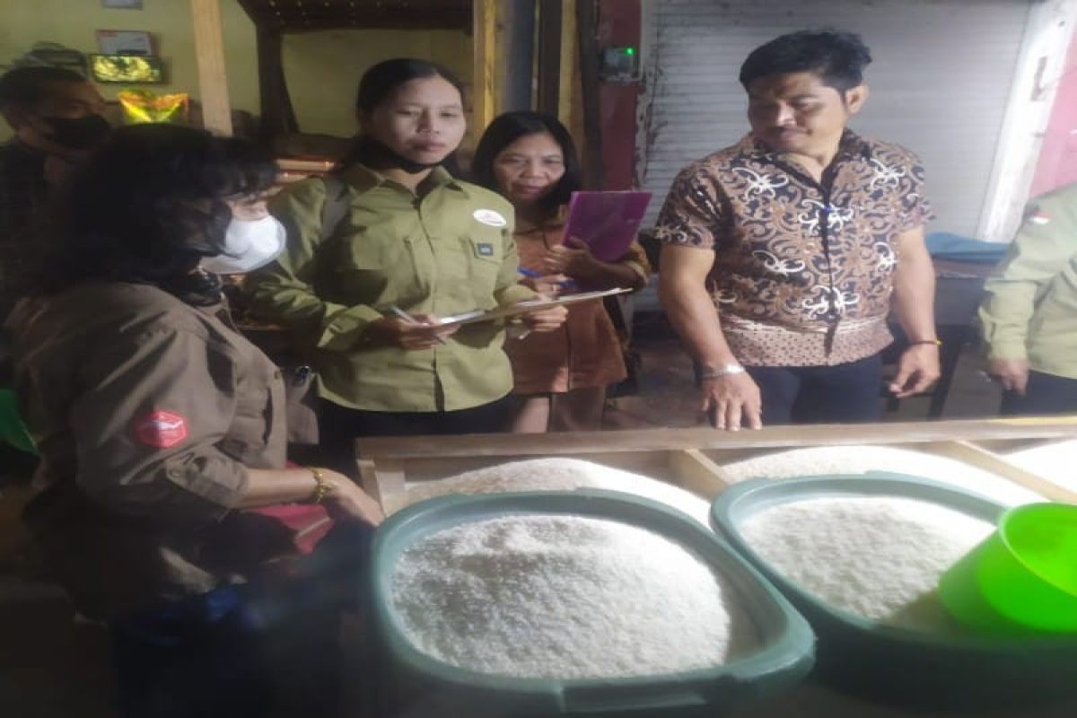 Stok beras jenis Pera di pasar Palangka Raya mulai kosong