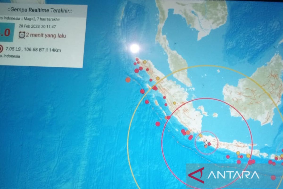 Gempa dangkal Magnitudo 4,0 kejutkan warga Sukabumi Jabar