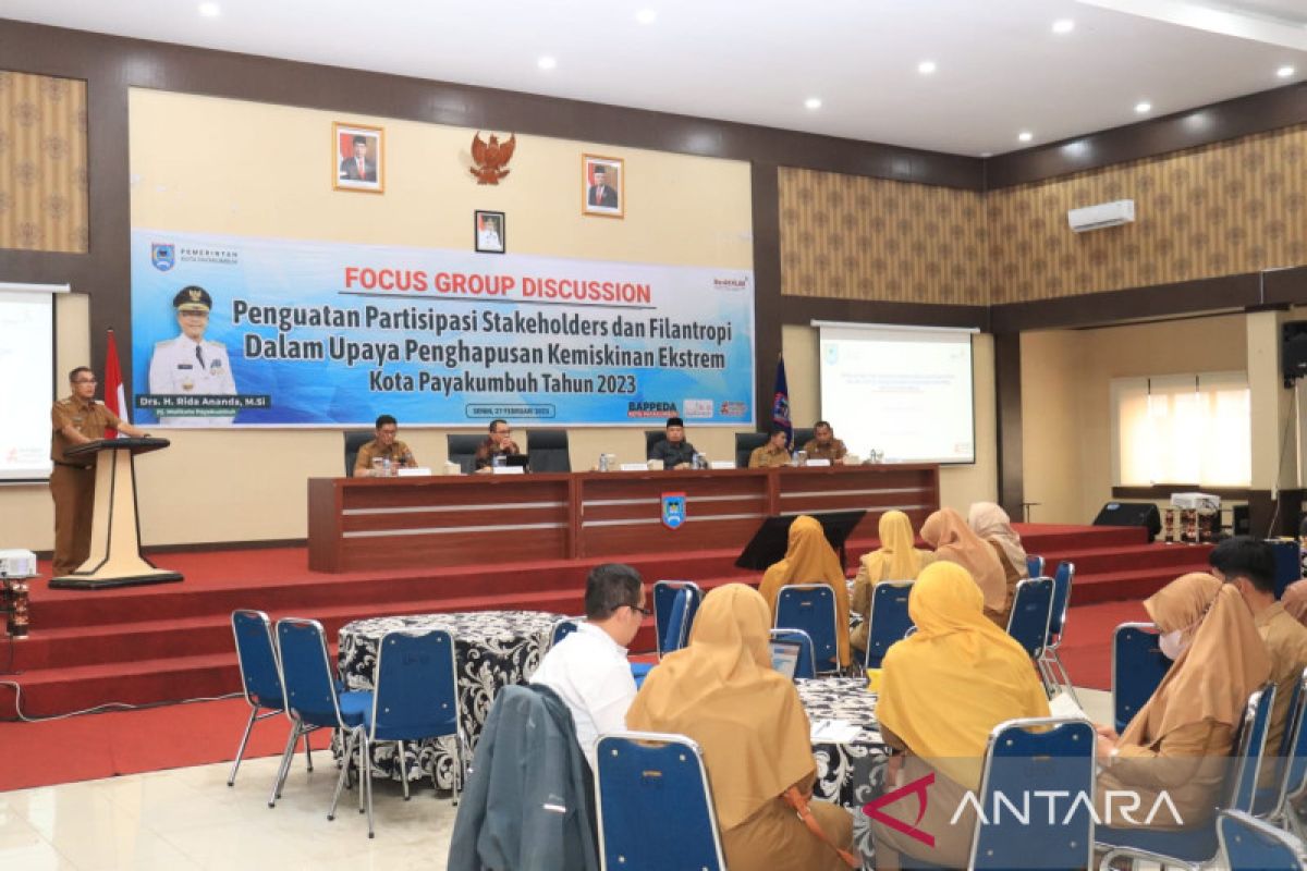 Pemkot Payakumbuh gelar FGD untuk hapus kemiskinan ekstrem