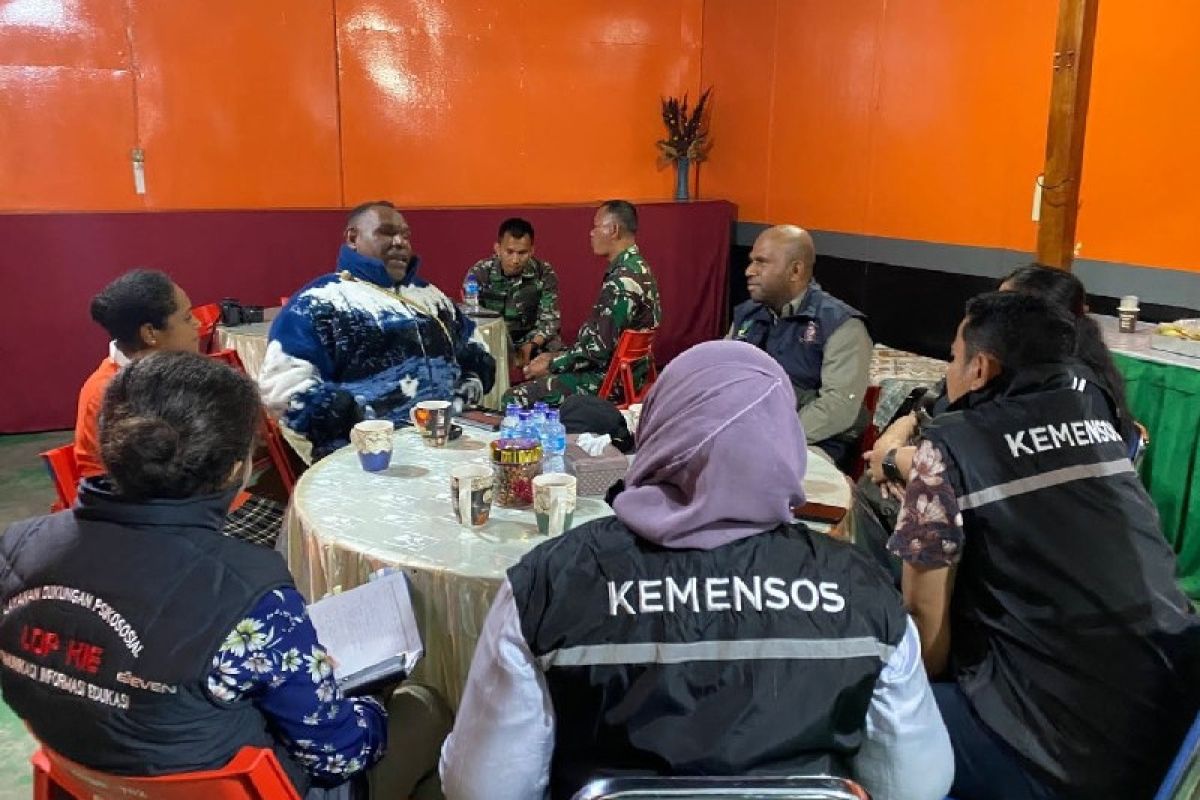 Kemensos beri bantuan pengungsi kerusuhan di Wamena