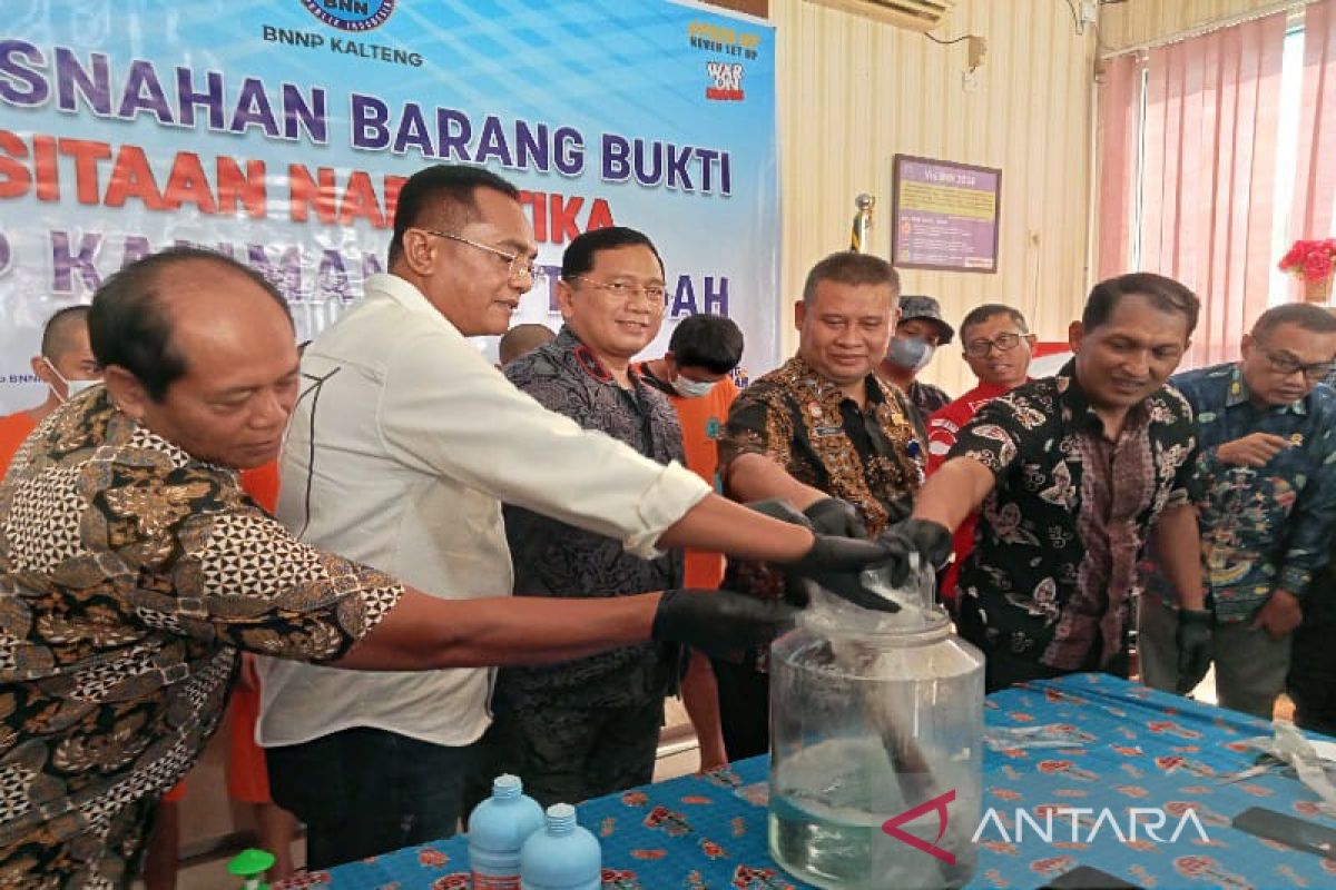 BNNP Kalteng ungkap dua kasus narkoba jaringan antar provinsi