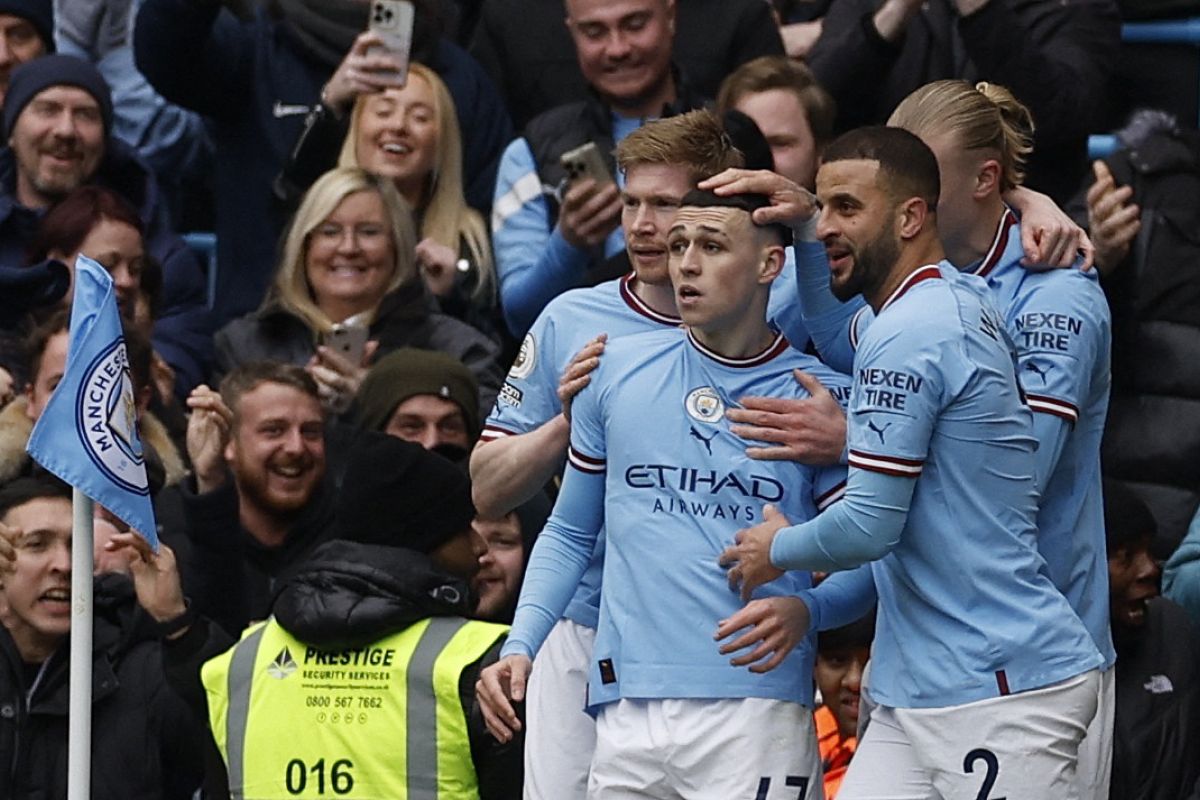 Hasil Liga Inggris: Manchester City terus tempel Arsenal