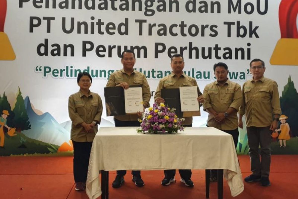 Perhutani - United Tractors jalin sinergi mendukung rehabilitasi hutan